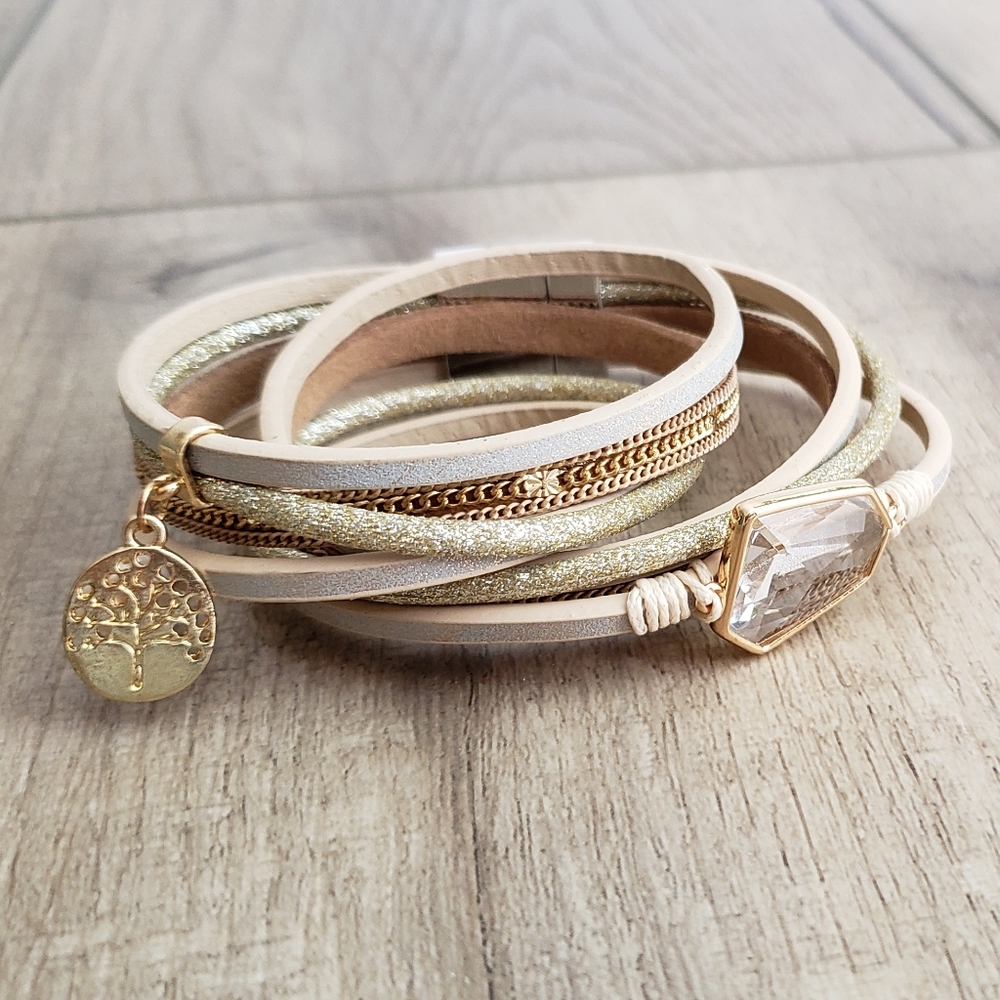NEW multilayer leather bracelet